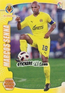 Cromo Marcos Senna - Liga BBVA 2011-2012. Megacracks - Panini