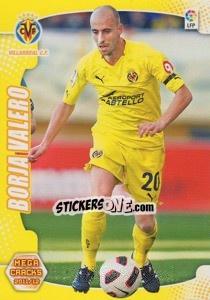 Sticker Borja Valero - Liga BBVA 2011-2012. Megacracks n. 336 - Panini