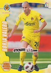 Cromo Borja Valero - Liga BBVA 2011-2012. Megacracks - Panini