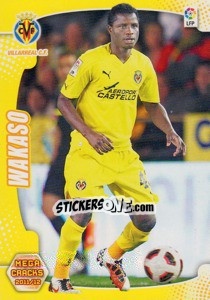 Sticker Wakaso - Liga BBVA 2011-2012. Megacracks n. 337 - Panini