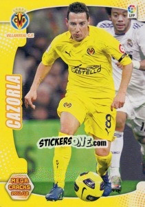 Sticker Cazorla - Liga BBVA 2011-2012. Megacracks n. 339 - Panini