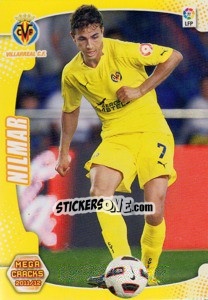 Sticker Nilmar - Liga BBVA 2011-2012. Megacracks n. 340 - Panini
