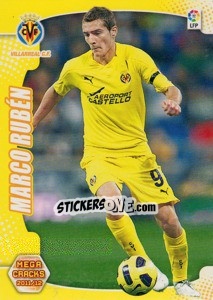 Sticker Marco Ruben - Liga BBVA 2011-2012. Megacracks - Panini