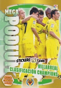 Sticker Villarreal - Liga BBVA 2011-2012. Megacracks - Panini