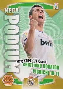 Sticker Cristiano Ronaldo - Liga BBVA 2011-2012. Megacracks n. 365 - Panini