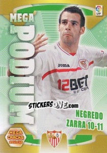 Sticker Negredo - Liga BBVA 2011-2012. Megacracks n. 367 - Panini