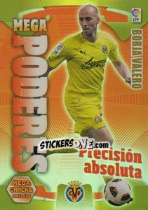 Sticker Borja Valero - Liga BBVA 2011-2012. Megacracks - Panini