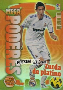 Sticker Di Maria - Liga BBVA 2011-2012. Megacracks n. 378 - Panini