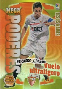 Sticker Jesus Navas - Liga BBVA 2011-2012. Megacracks n. 385 - Panini