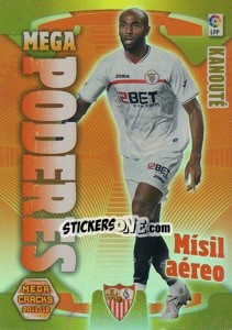 Sticker Kanoute - Liga BBVA 2011-2012. Megacracks n. 387 - Panini