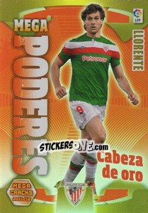 Sticker Fernando Llorente - Liga BBVA 2011-2012. Megacracks - Panini
