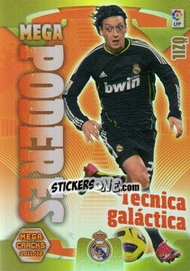 Sticker Ozil - Liga BBVA 2011-2012. Megacracks n. 394 - Panini