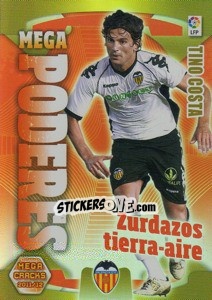 Sticker Tino Costa - Liga BBVA 2011-2012. Megacracks n. 400 - Panini