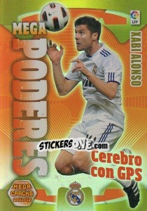 Sticker Xabi Alonso - Liga BBVA 2011-2012. Megacracks - Panini