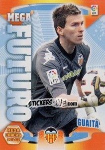 Sticker Guaita - Liga BBVA 2011-2012. Megacracks - Panini