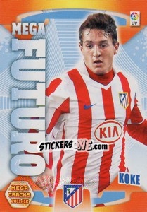 Sticker Koke - Liga BBVA 2011-2012. Megacracks n. 419 - Panini