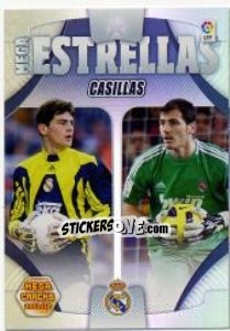 Figurina Casillas - Liga BBVA 2011-2012. Megacracks - Panini