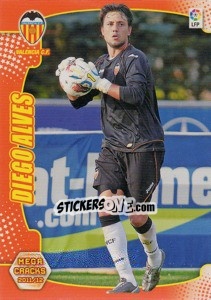 Sticker Diego Alves - Liga BBVA 2011-2012. Megacracks n. 441 - Panini