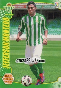 Cromo Jefferson Montero - Liga BBVA 2011-2012. Megacracks - Panini