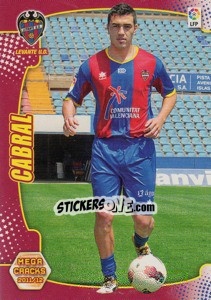 Sticker Cabral - Liga BBVA 2011-2012. Megacracks n. 466 - Panini
