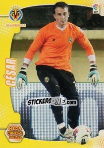 Figurina Cesar Sanchez - Liga BBVA 2011-2012. Megacracks - Panini