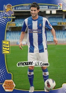Sticker Carlos Vela - Liga BBVA 2011-2012. Megacracks n. 472 - Panini