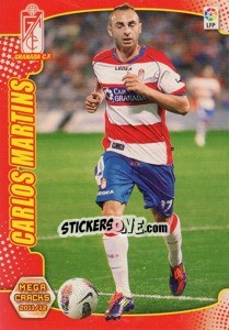 Sticker Carlos Martins - Liga BBVA 2011-2012. Megacracks n. 475 - Panini