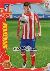 Sticker Arda Turan - Liga BBVA 2011-2012. Megacracks n. 477 - Panini