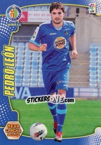 Cromo Pedro Leon - Liga BBVA 2011-2012. Megacracks - Panini