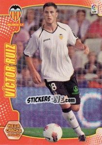 Figurina Victor Ruiz - Liga BBVA 2011-2012. Megacracks - Panini