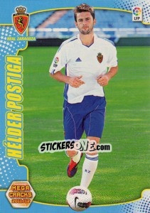 Cromo Helder Postiga - Liga BBVA 2011-2012. Megacracks - Panini