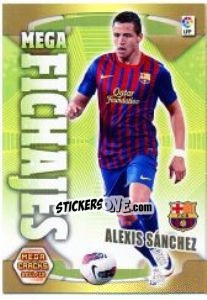Sticker Alexis Sanchez - Liga BBVA 2011-2012. Megacracks n. 496 - Panini