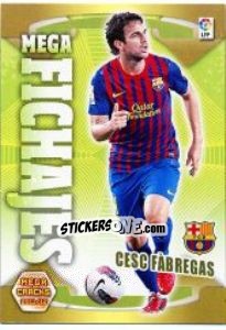 Sticker Cesc Fabregas - Liga BBVA 2011-2012. Megacracks n. 497 - Panini