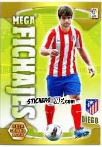 Sticker Diego - Liga BBVA 2011-2012. Megacracks n. 500 - Panini