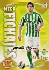Sticker Roque Santa Cruz - Liga BBVA 2011-2012. Megacracks n. 503 - Panini