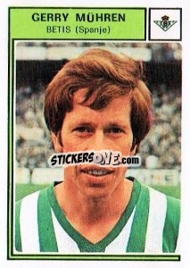 Sticker Gerry Mühren - Voetbal 1977-1978
 n. 336 - Panini