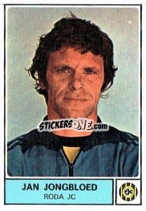 Sticker Jan Jongbloed - Voetbal 1977-1978
 n. 184 - Panini