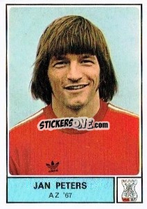 Sticker Jan Peters - Voetbal 1977-1978
 - Panini