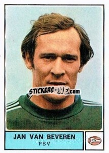 Sticker Jan van Beveren - Voetbal 1977-1978
 n. 166 - Panini