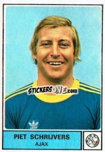 Sticker Piet Schrijvers - Voetbal 1977-1978
 n. 4 - Panini