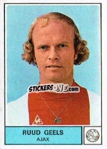 Sticker Ruud Geels - Voetbal 1977-1978
 n. 17 - Panini