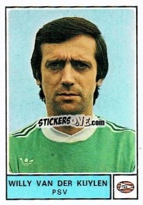 Sticker Willy van der Kuijlen - Voetbal 1977-1978
 - Panini