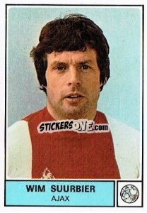 Sticker Wim Suurbier - Voetbal 1977-1978
 n. 5 - Panini