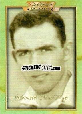 Sticker Duncan MacKay - The Captains Of Celtic
 n. 20p - Futera