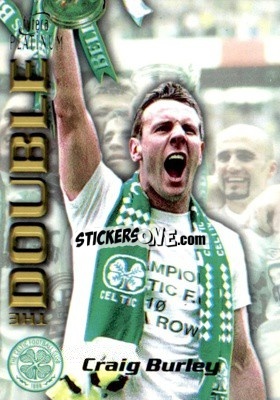 Sticker Craig Burley - Celtic The Double 1998
 n. DB2-g - Futera