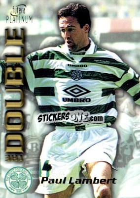 Sticker Paul Lambert - Celtic The Double 1998
 - Futera