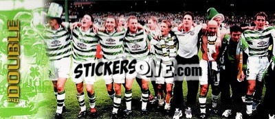 Sticker Scottish Premership Winners - Celtic The Double 1998
 n. XL1 - Futera