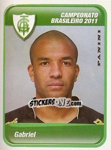 Sticker Gabriel - Campeonato Brasileiro 2011 n. 5 - Panini