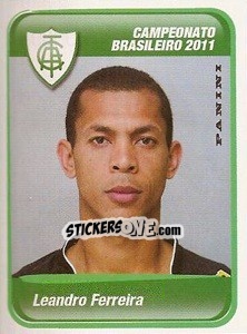 Sticker Leandro Ferreira - Campeonato Brasileiro 2011 n. 10 - Panini