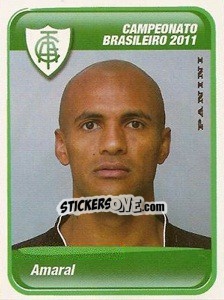 Sticker Amaral - Campeonato Brasileiro 2011 - Panini